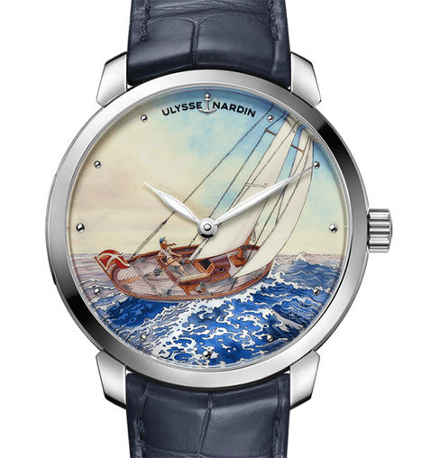 Ulysse Nardin 3203-136LE-2 / MANARA.01 Classico Enamel Manara knock off watches Replica